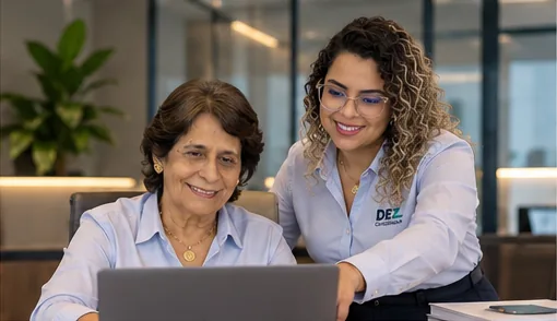 Atendimento próximo e orientação